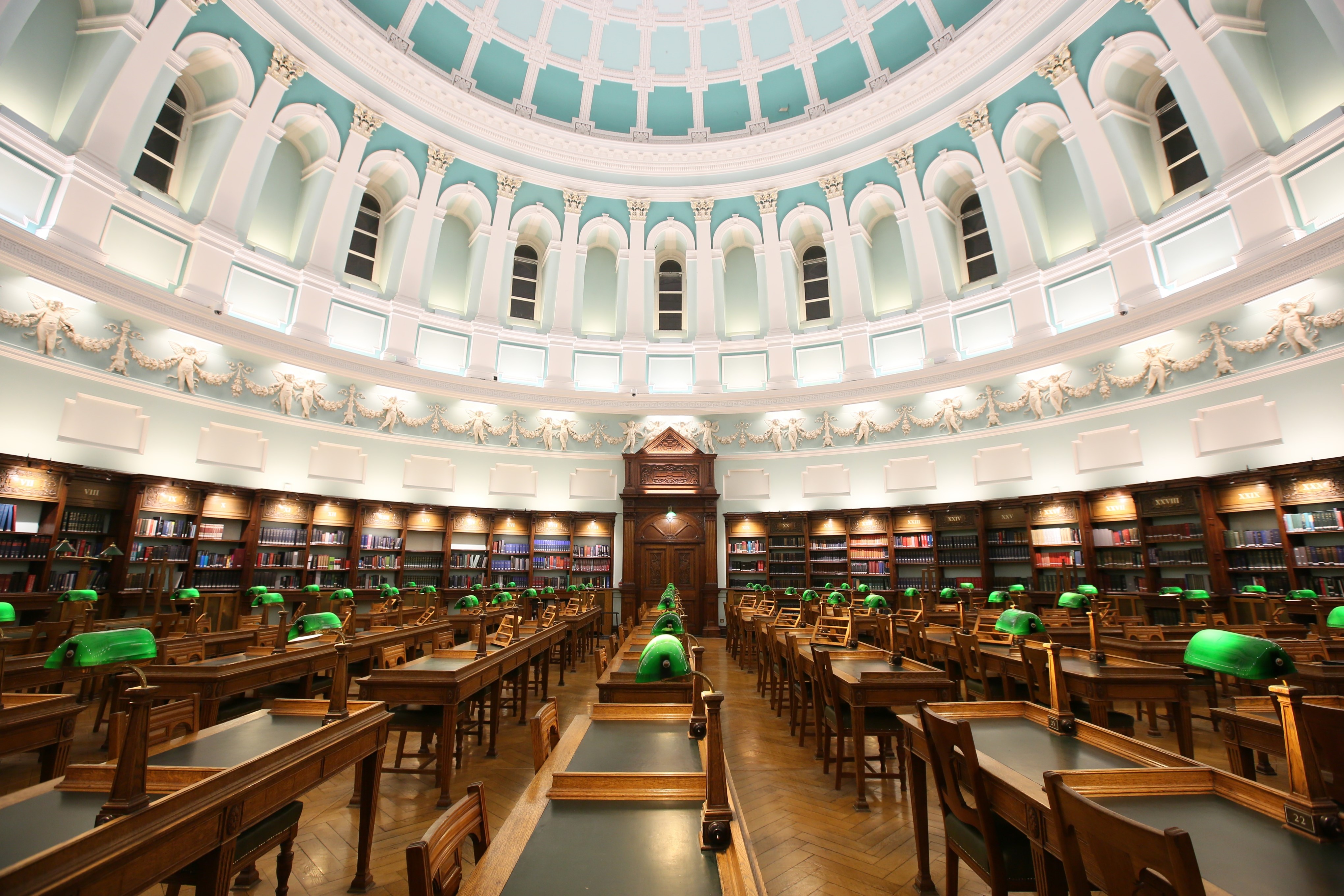 interior image of the National Library of Ireland